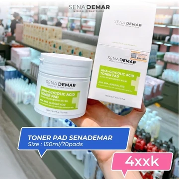 Toner pad Sena demar AHA-glycolic acid toner pad 150ml - hạn 2029 Hàn Quốc toner pad senademar WZ355