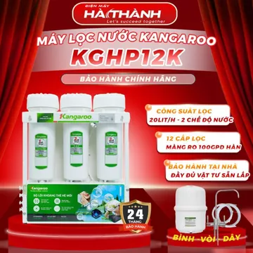 Máy Lọc Nước RO Hydrogen Kangaroo KGHP12K, 12 Lõi Lọc - 2 Chế Độ Nước, Hàng Chính Hãng