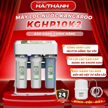 Máy Lọc Nước Để Gầm Kangaroo KGHP10K2, 10 Lõi Lọc - Công Suất 18Lit/h, Bảo Hành Tại Nhà