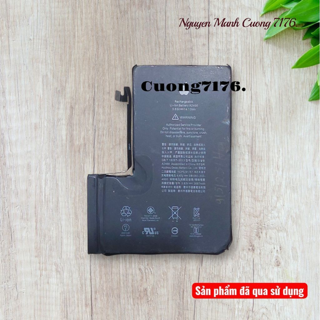 Pin Tiêu Chuẩn (3687mAh) Đã Qua Sử Dụng Còn 100% Dành Cho 12 Pro Max (Có Logo) | BigBuy360 - bigbuy360.vn