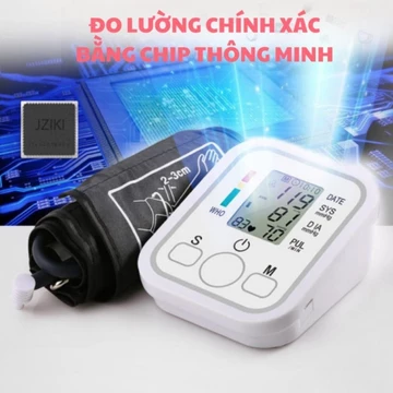 Máy đo huyết áp, máy đo kiểm tra huyết áp nhịp tim tại nhà có giọng nói tiếng việt