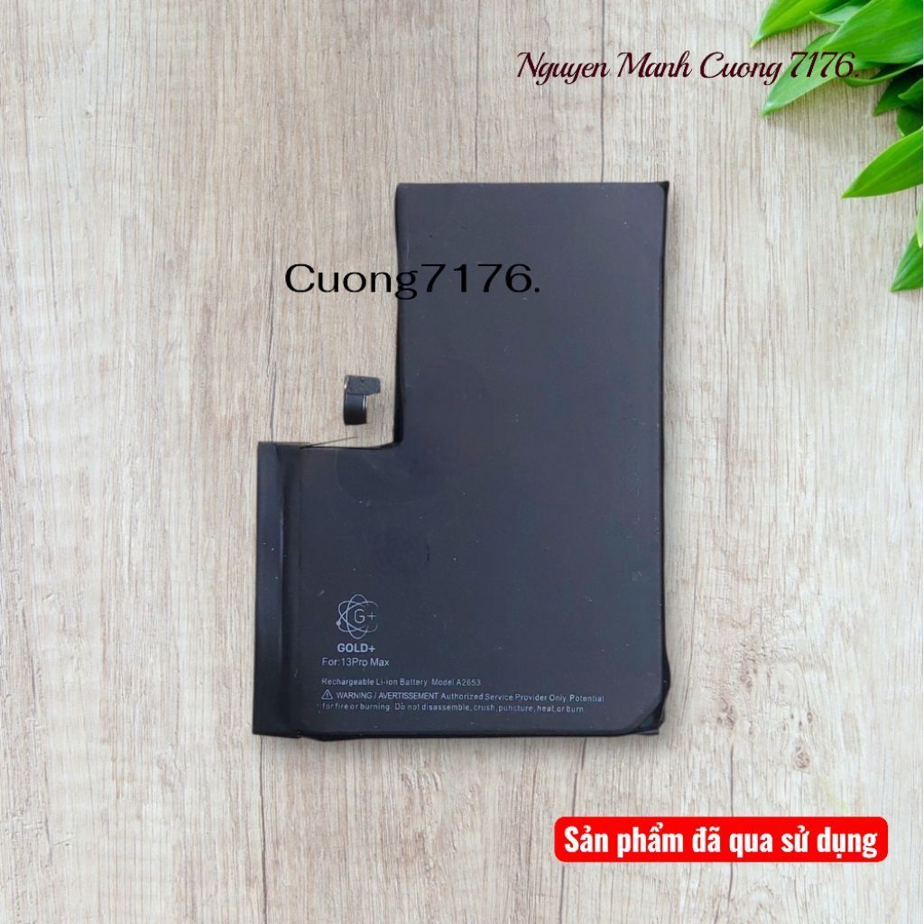Pin Tiêu Chuẩn (4352mAh) Đã Qua Sử Dụng Còn 100% Dành Cho 13 Pro Max Hãng GOLD+