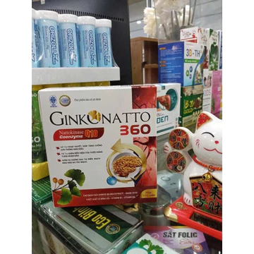 Viên Bổ Não GINKONATTO 360 – Tăng Tuần Hoàn Máu Não, Bổ Não, Giảm Đau Đầu, Cải Thiện Trí Nhớ – Hộp 100 Viên