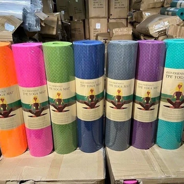 Thảm tập yoga định tuyến 8mm, thảm tập yoga chống trượt TPE, thảm chống thấm nước: thảm tập yoga giá rẻ: thảm tập yoga