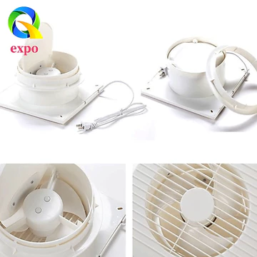 Quạt hút điện EXPO LIMIT, Quạt hút tắt tiếng mạnh mẽ, Lưu thông không khí Tiếng ồn thấp Vỏ bền Quạt thông gió luồng không khí mạnh Sử dụng nhà vệ sinh