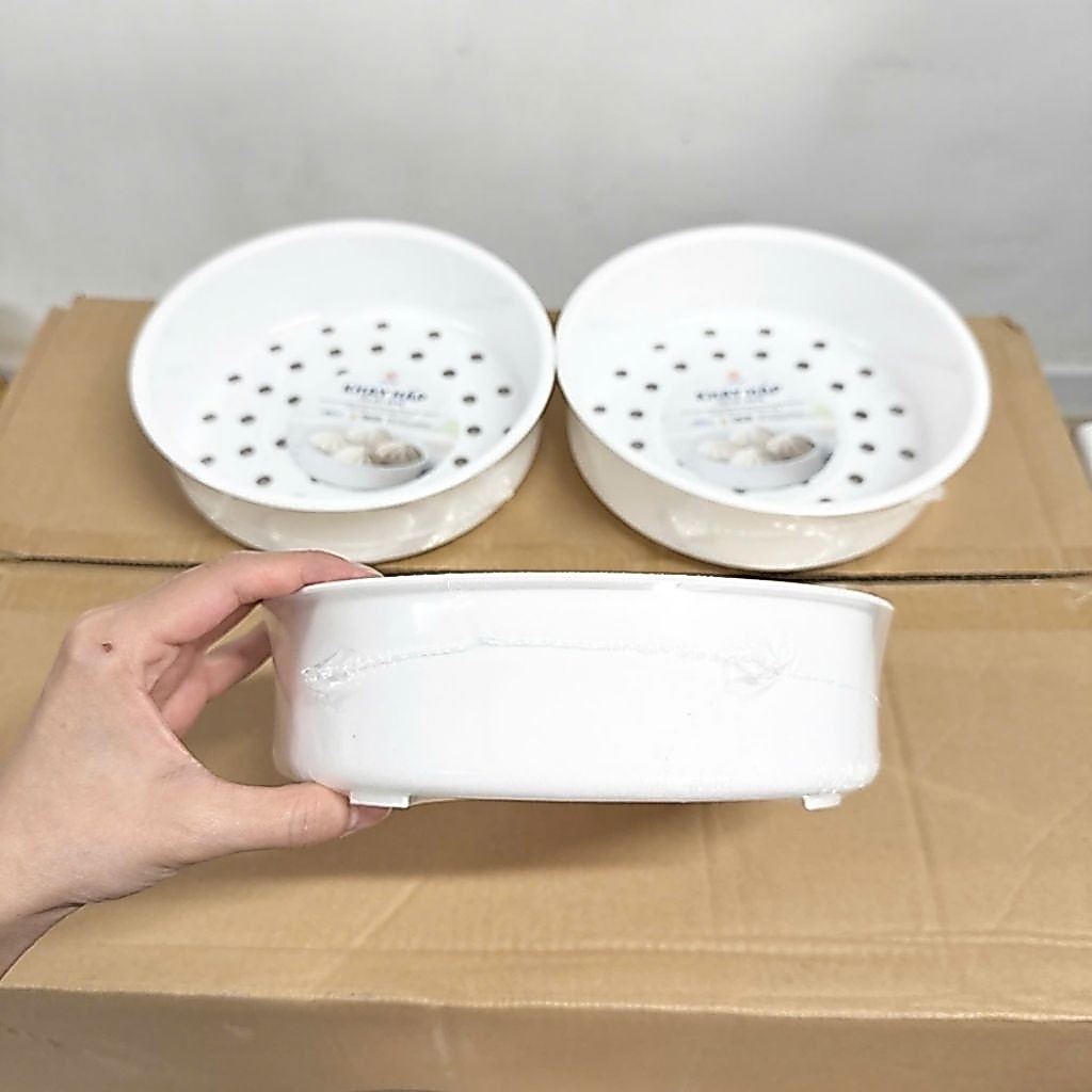 Khay Hấp Rau Củ Thực Phẩm Bánh Bao Xôi Thịt Hình Tròn Dùng Kèm Nồi Cơm Điện Nhanh Tiện Lợi | BigBuy360 - bigbuy360.vn