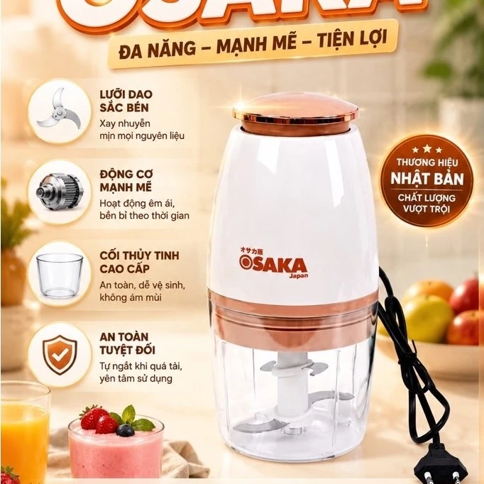 Máy xay sinh tố đa năng Osaka Japan cao cấp hàng chuẩn Nhật