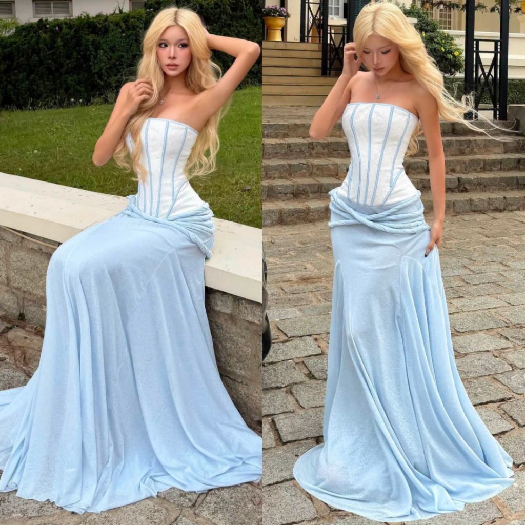 Đầm Maxi Cúp Ngực Corset Cao Cấp