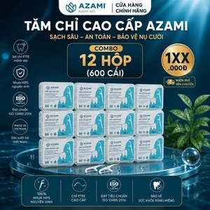 {CHÍNH HÃNG} (GIÁ TỐT)  6-12hộp 300-600c tăm nha khoa AZAMI made in VIETNAM tamnhakhoa chỉ