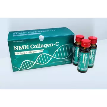 Nước uống NMN COLLAGEN C Nature Pharma gấp đôi Collagen làm chậm quá trình lão hóa da