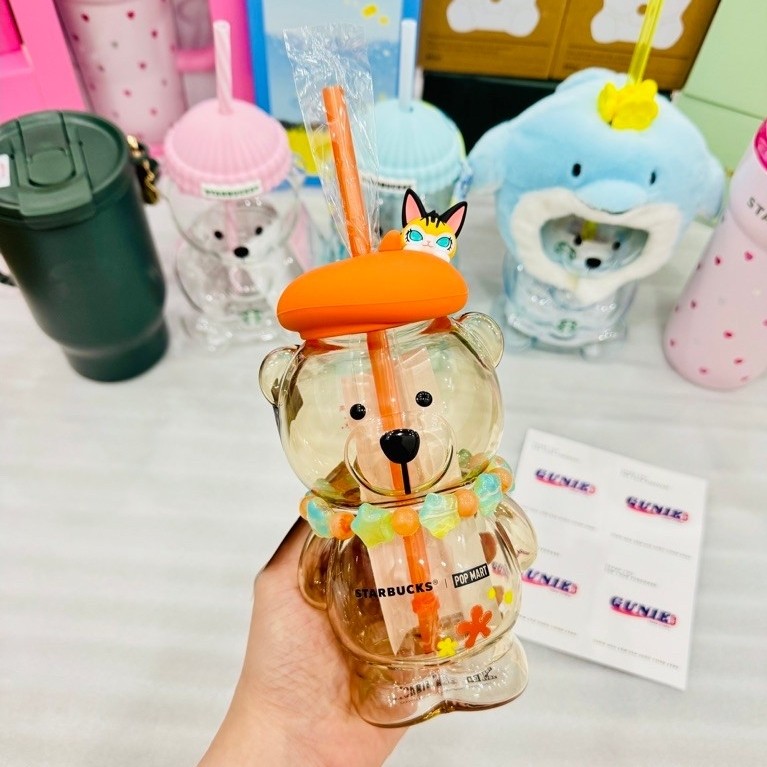 [CHÍNH HÃNG] Bình Starbucks × POP MART MOLLY Bearista Glass Cold Cup 460ml | BigBuy360 - bigbuy360.vn