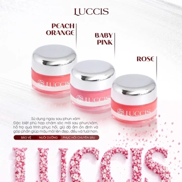 Son dưỡng môi LUCCIS sau phun xăm Nguyễn Khánh Li bản nâng cấp giúp dưỡng ẩm, chống nắng