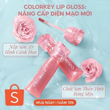 Son Colorkey Soft Matte Water Tint - Son Kem Bùn Lì Mịn Môi, Chống Nước, Lên Màu Chuẩn Soft Matte Water Lip Stain