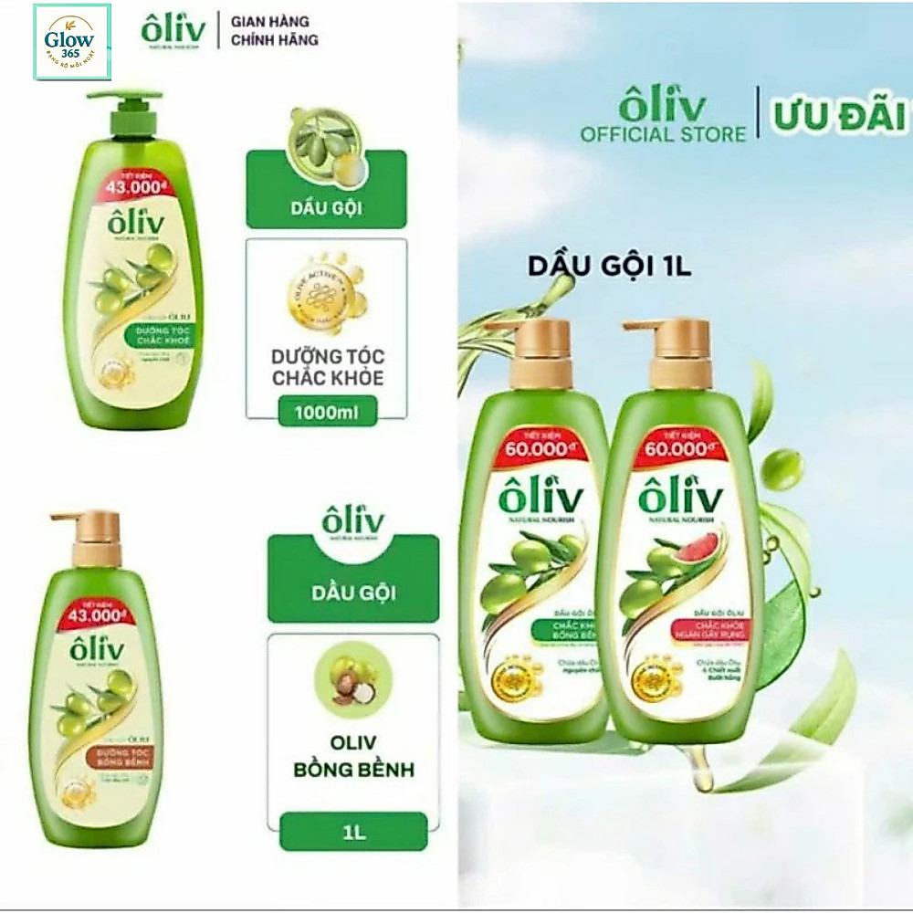 Dầu Gội Ôliu Chắc Khỏe Bồng Bềnh & Chắc Khỏe Ngăn Gãy Rụng 1 Lít | BigBuy360 - bigbuy360.vn