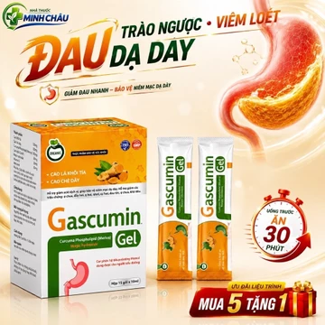 Gel Dạ Dày Nano Curcumin – Hỗ Trợ Giảm Đau Dạ Dày, Trào Ngược, Viêm Loét Dạ Dày Tá Tràng