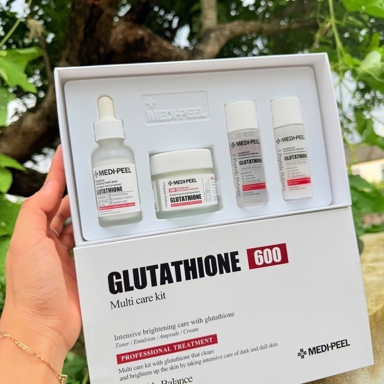BỘ DƯỠNG TRẮNG DA GLUTATHIONE 600 MULTI CARE KIT MEDI PEEL