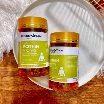 🍃💚 [HSD 02/2028] Tinh chất Mầm đậu nành Healthy Care Super Lecithin 1200mg 100 viên từ ÚC🍃🍀
