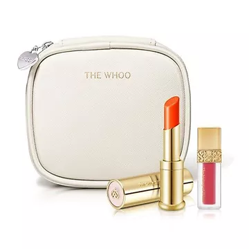 [Màu Orange đỏ cam] Set Son Siêu Dưỡng Mềm Môi Whoo