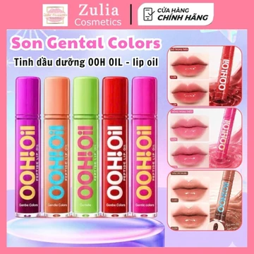 [GENTLE COLORS] Son Dưỡng Môi Gentle Colors Ooh Oil Giúp Môi Căng Mọng, Peptide Lip Oil - 2g Mini