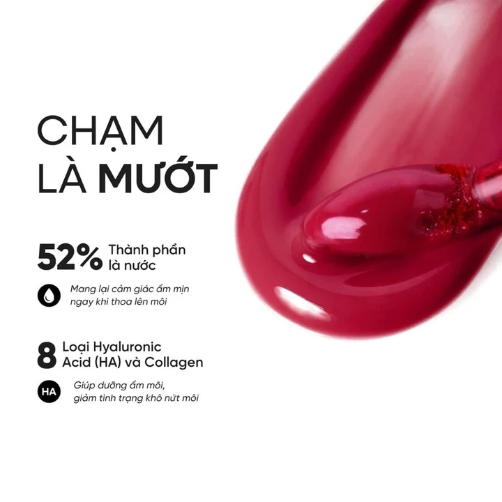 Son tint Soft Powder - Son kem MOI - son tint Cotton Candy MOI Cosmetics Son Hồ Ngọc Hà