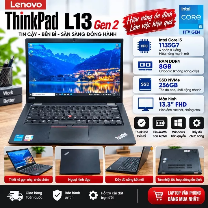 Lenovo ThinkPad L13 Gen 2 I5 1135G7 8/256Gb