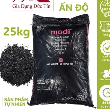 Bao 25kg than hoạt tính Ấn Độ, than lọc nước, khí. than lọc nước đầu nguồn lọc nước giếng khoan khử mùi hôi tanh