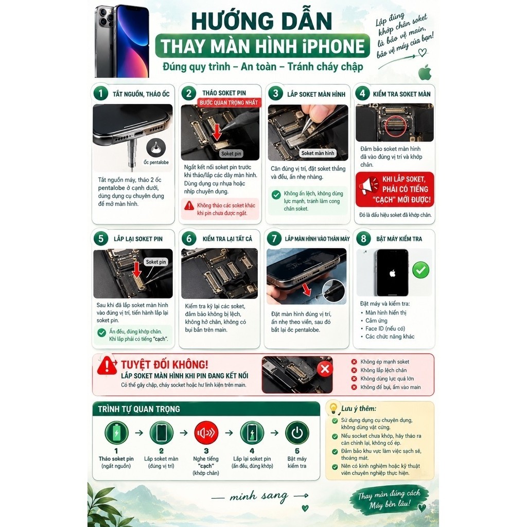 Màn Hình JK Cho iP X/Xr/XS/XSMAX/11/11PRO/11PRM/12/12PRO/12PRM/12MINI/13/13MINI/13prm/14 Tặng tô vít | BigBuy360 - bigbuy360.vn