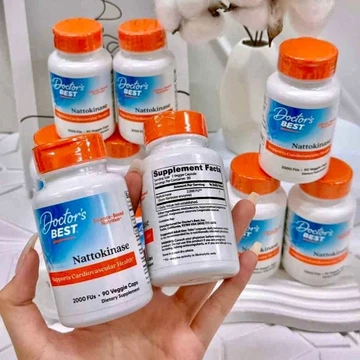 ♥️💃 [HSD 11/2028] Viên uống ngăn ngừa đột qujy và hỗ trợ sau tai biến Doctor’s Best Nattokinase 90 viên từ Mỹ🕺🏻💜