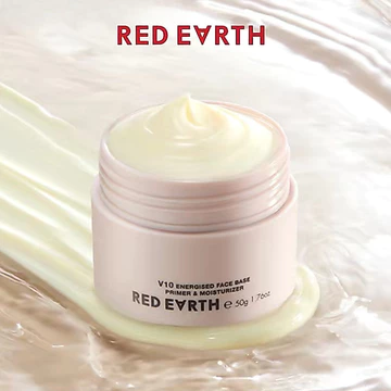 Red Earth Kem lót trang điểm Lỗ chân lông vô hình Kem lót dưỡng ẩm Làm sáng da Dưỡng ẩm Kem lót trang điểm