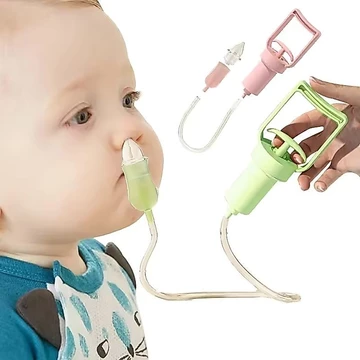 Máy hút mũi cho trẻ em, dụng cụ kéo tay làm sạch đờm mũi cho trẻ sơ sinh, phòng ngừa tắc nghẽn và chất thải mũi.