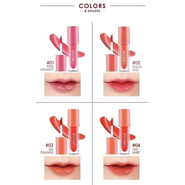 Cathy Doll Glow Gel Tint 2.4g,Son nước siêu lì Thái lan lâu trôi màu tự nhiên NỘI ĐỊA THÁI[FREESHIP] [tặng kèm Ảnh Win]