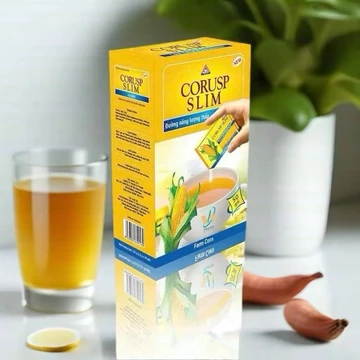 Combo 3 hộp Đường Bắp Ăn Kiêng CORUSP SLIM - Đường Ăn Kiêng (Hộp 50 gói x 2,5g)
