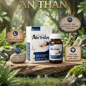 [CHÍNH HÃNG] Thực Phẩm Bảo Vệ Sức Khỏe An Thần - Hỗ Trợ Dưỡng Tâm, Cải Thiện Giấc Ngủ (Hộp 20 Viên)