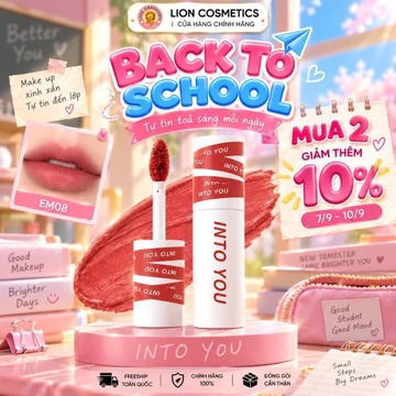 [DEAL HOT] Son BÙN INTO YOU Son Bùn Mịn Lì Mềm Môi | Mua 2 Giảm 10%