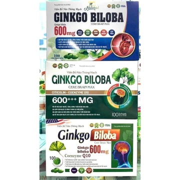 Ginkgo biloba-cao đinh lăng 600mg – Viên Uống Bổ Não, Tăng Cường Trí Nhớ, Giảm Hoa Mắt, Chóng Mặt, Mất Ngủ (100 viên)