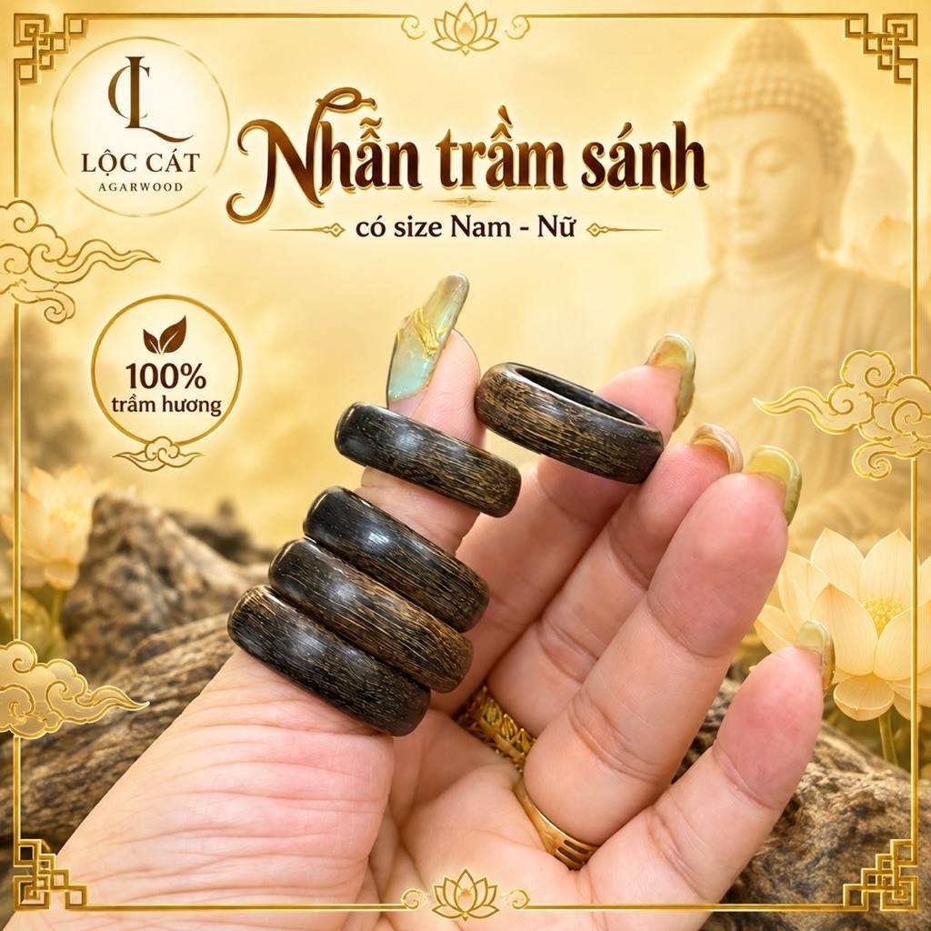 Men's Feng Shui Ring by Trầm hương Lộc Cát