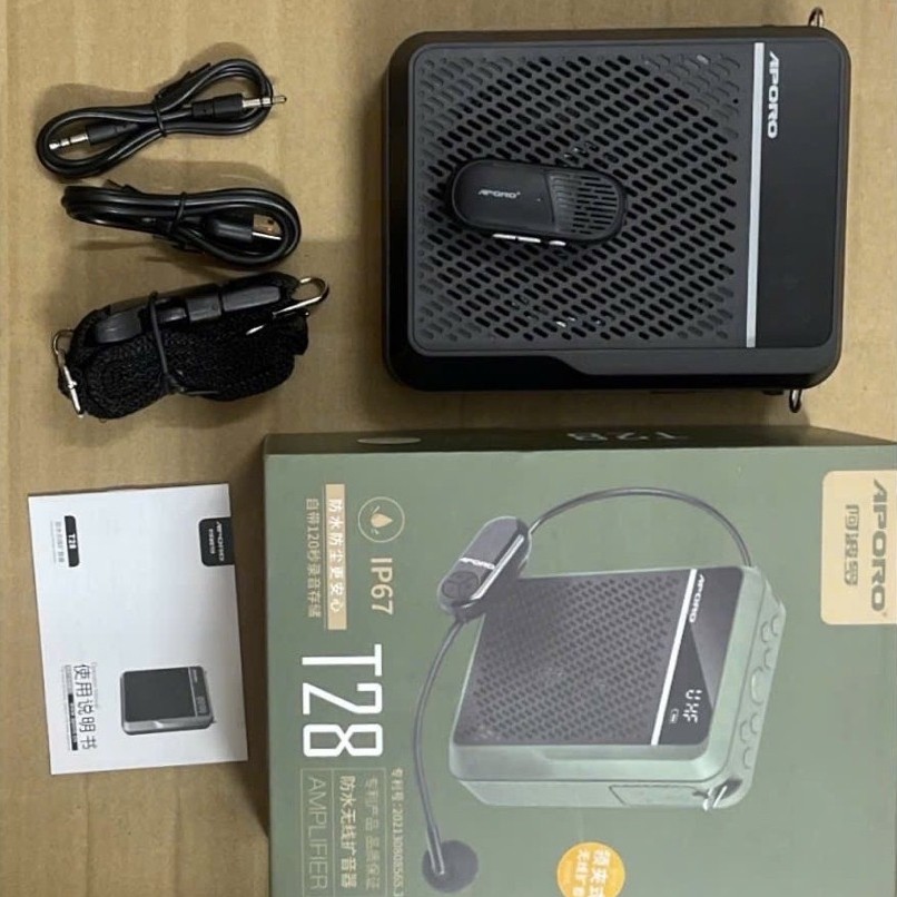 Aporo T28 2.4G - Mic Cài Áo, Công Suất 40W | BigBuy360 - bigbuy360.vn