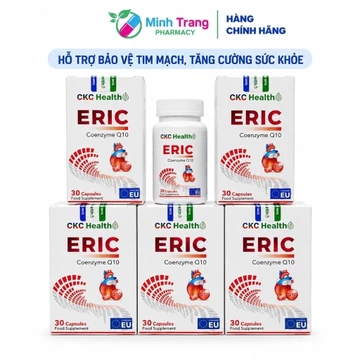 ERIC Coenzyme Q10 CKC Health 30 Viên – Bổ Sung CoQ10, Hỗ Trợ Sức Khỏe Tim Mạch
