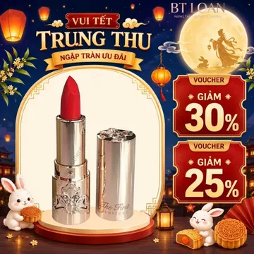 son lì nhiều dưỡng cao cấp ohui the fist _ Thỏi mini màu đỏ , red và coral hồng cam