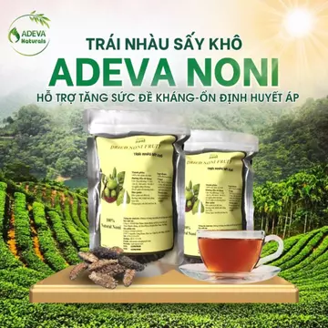 Trái Nhàu Sấy Khô Dried Noni Fruit ADEVA NONI, hỗ Trợ Tăng Sức Đề Kháng, Ổn Định Huyết Áp.