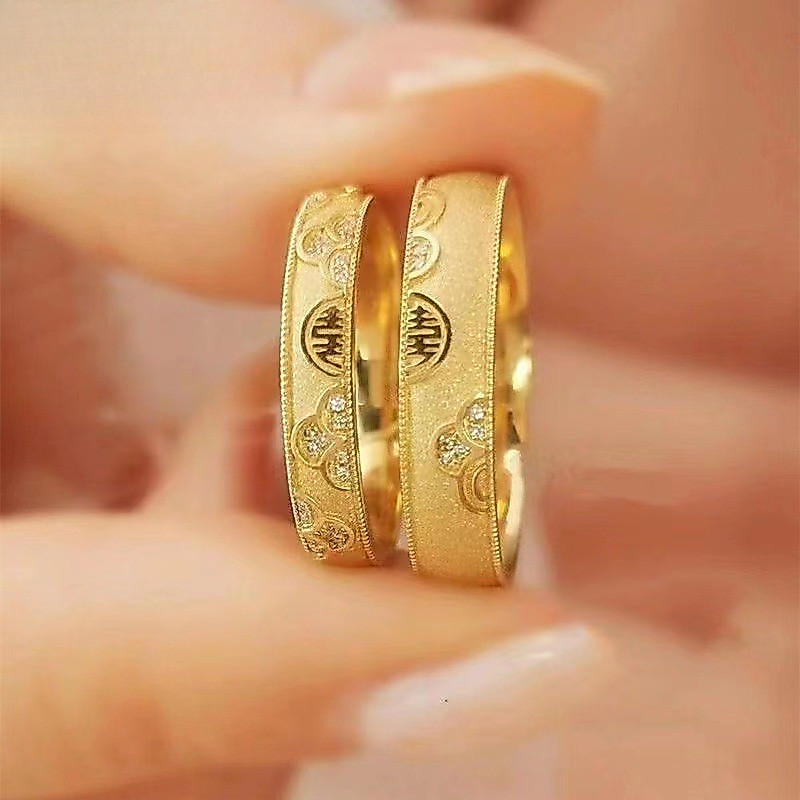 Gold-Plated Wedding Ring by hengdamingnuo2na.vn