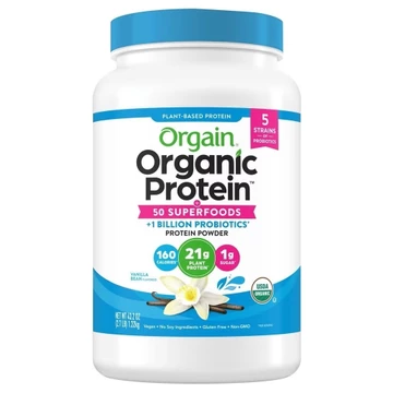 Bột Protein Orgain Hữu Cơ Thuần Chay Organic Protein Superfoods -Hàng Mỹ Mẫu Mới