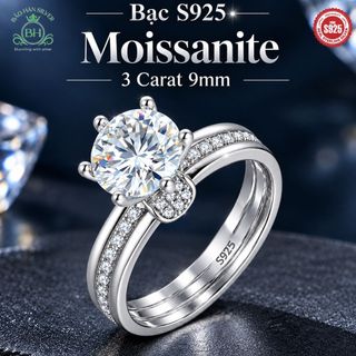 Women's 925 Silver Wedding Ring by Bảo hân Silver
