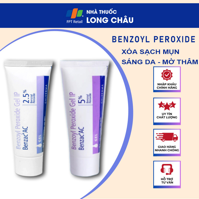 Kem Benzac AC 15g - Hỗ trợ làm sạch da, giảm mụn nhẹ, làm dịu da và phù hợp da nhạy cảm