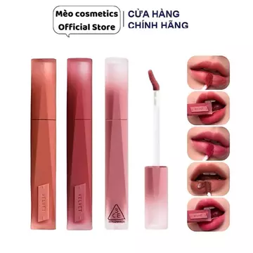 [CHÍNH HÃNG TEM PHỤ] Son Kem Lì 3CE Velvet Lip Tint Plush