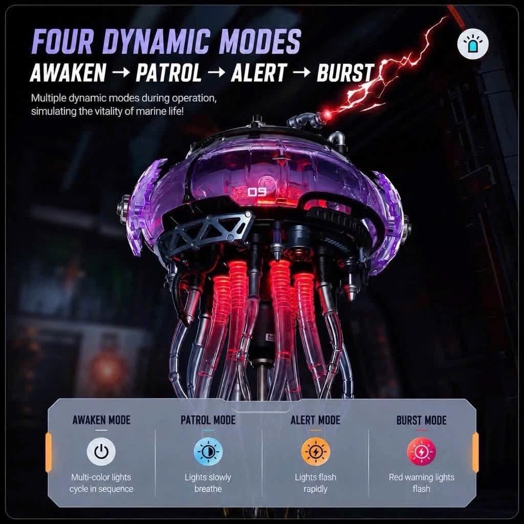 [Hàng Sẵn] Mô Hình Lắp Ráp 3D ROKR MI09 Jellyfish (Mô hình chuyển động, có đèn Led) | BigBuy360 - bigbuy360.vn