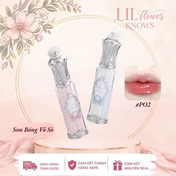 [HÀNG SẴN HOẢ TỐC] SON BÓNG VỎ SÒ BST SHELL JEWEL FLOWER KNOWS