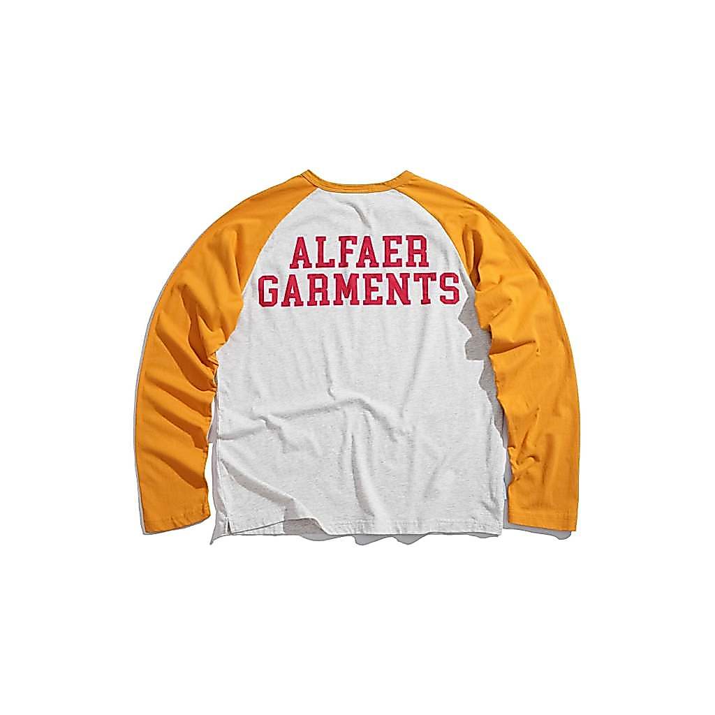 ÁO "ALFAER" NEW PEACE RAGLAN LONGSLEEVE T-SHIRT - YELLOW | BigBuy360 - bigbuy360.vn