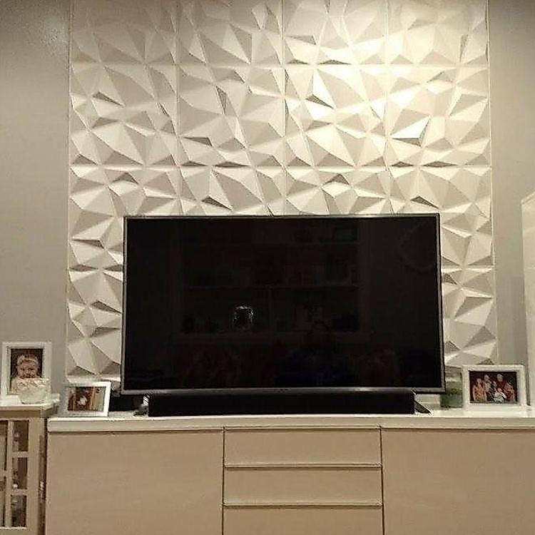 Tấm Ốp Tường 3D PVC 50x50cm Khổ Lớn, Miếng Dán Tường Trang Trí Tường TV Phòng Ngủ Văn Phòng Dễ Thi Công | BigBuy360 - bigbuy360.vn