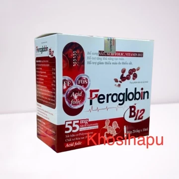 20 ống Siro Bổ máu III bổ sung sắt và acid folic Vitamin giảm nguy cơ thiếu máu cho cơ thể phục hồi sức khoẻ